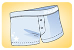 Etiketsiz Baskı Boxer